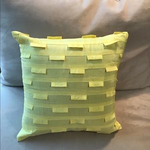 Home Centric yellow pillow cover